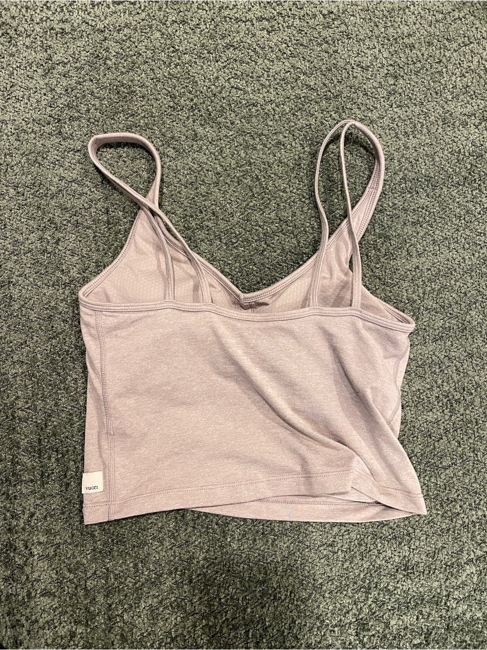 Taupe Vuori Performance Halo Tank Top - Picture 2 of 3